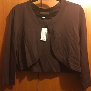 Brown shrug cover up